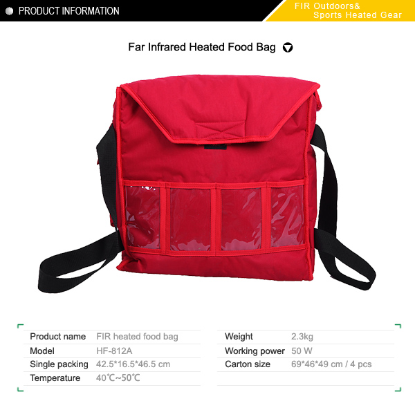 Far Infrared Heated Food Bag